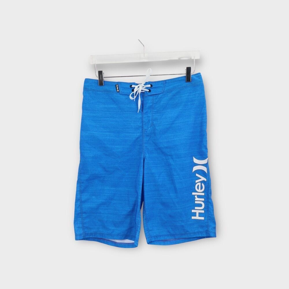 Hurley Sylo Stretch Boardshort Size 30 Blue Swiming Trunk Shorts
